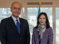 Diplomat pledges more aid for int'l refugee, health crises
